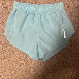 Nike Blue Athletic Shorts Lightweight Elastic Waist
